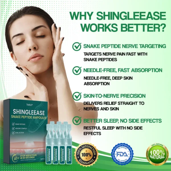Timilk® ShingleEase Snake Peptide Ampoules