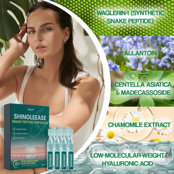 Timilk® ShingleEase Snake Peptide Ampoules