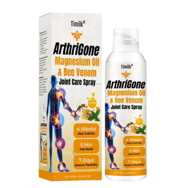 Timilk® ArthriGone Magnesium Oil & Bee Venom Joint Care Spray⭐