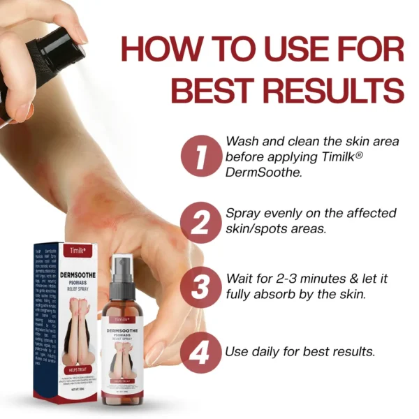 Timilk® DermSoothe Psoriasis Relief Spray